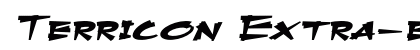 Terricon Extra-expanded Italic Preview