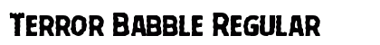 Terror Babble Regular font free download