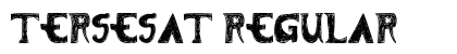 Tersesat Regular font free download
