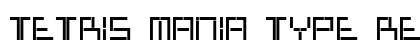 Tetris Mania Type Regular Font Preview