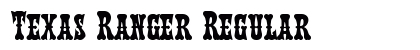 Texas Ranger Regular font free download
