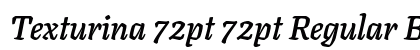 Texturina 72pt 72pt Regular Bold Italic preview Texturina 72pt 72pt Regular Bold Italic preview