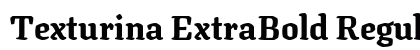 Texturina ExtraBold Regular font free download