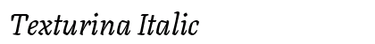 Texturina Italic Preview