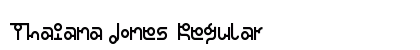 Thaiana Jones Regular font free download