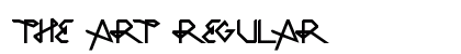 THE ART Regular Font Preview