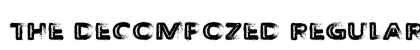 The Decompozed Regular font free download