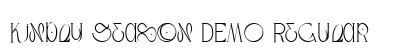 Kindly Season DEMO Regular Font Preview