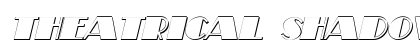 Theatrical Shadow Bold Italic Preview