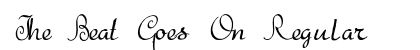 The Beat Goes On Regular font free download