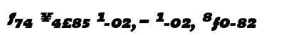 The Serif Black- Black Italic Preview
