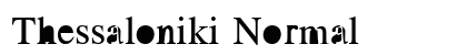 Thessaloniki Normal font free download