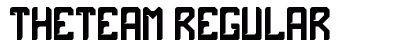 theTeam Regular Font Preview