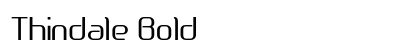 Thindale Bold font free download