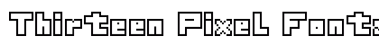 Thirteen Pixel Fonts Regular font free download