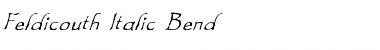 Feldicouth Italic Bend Regular Font