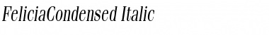 FeliciaCondensed Italic