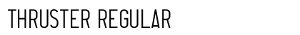 Thruster Regular font free download