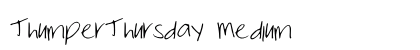 ThumperThursday Medium font free download