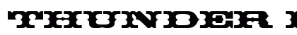 Thunder Row Normal font free download