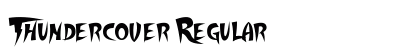 Thundercover Regular font free download