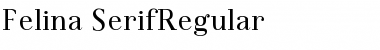 Felina SerifRegular Regular Font
