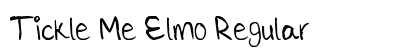 Tickle Me Elmo Regular font free download