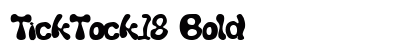 TickTock18 Bold Preview