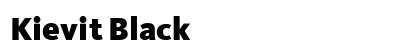 Kievit Black Preview