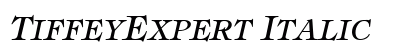 TiffeyExpert Italic font free download