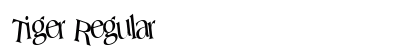 Tiger Regular font free download