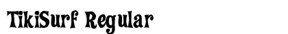 TikiSurf Regular Font Preview
