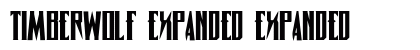 Timberwolf Expanded Expanded font free download