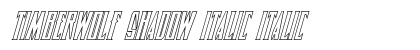 Timberwolf Shadow Italic preview Timberwolf Shadow Italic preview