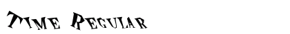 Time Regular font free download