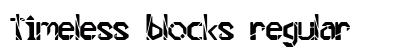 Timeless Blocks Regular font free download