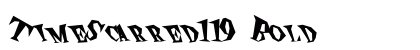 TimeScarred119 Bold font free download