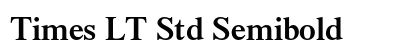 Times LT Std Semibold font free download