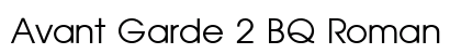 Avant Garde 2 BQ Roman font free download