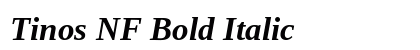 Tinos NF Bold Italic Preview