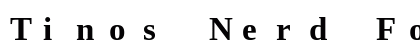 Tinos Nerd Font Mono Bold Preview