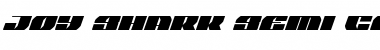 Download Joy Shark Semi-Condensed Italic Font