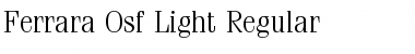 Download Ferrara-Osf-Light Font