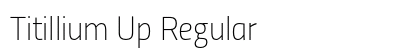 Titillium Up Regular Preview
