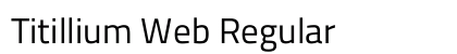 Titillium Web Regular font free download