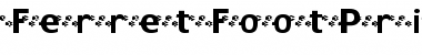 FerretFootPrints Regular Font