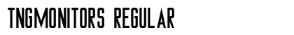 TNGMonitors Regular font free download