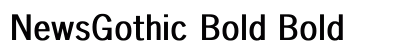 NewsGothic Bold Bold font free download