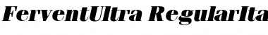 FerventUltra RegularItalic