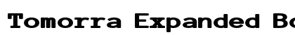 Tomorra Expanded Bold Preview